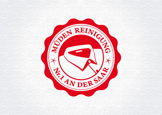 Müden Reinigung Logodesign