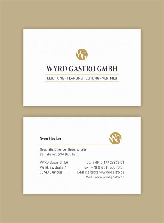 WYRD Gastro GmbbH Visitenkarte